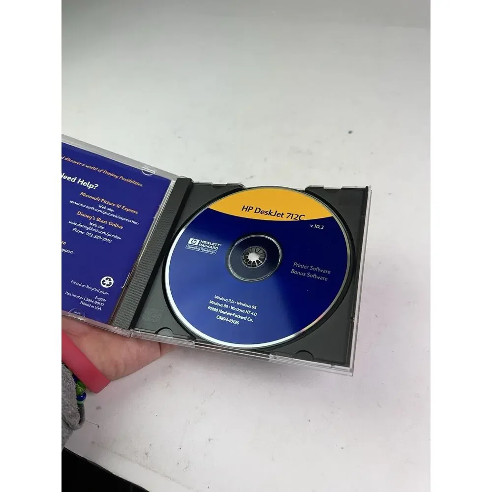 HP DeskJet 697C Printer Software CD- ROM (1998 Hewlett Packard)